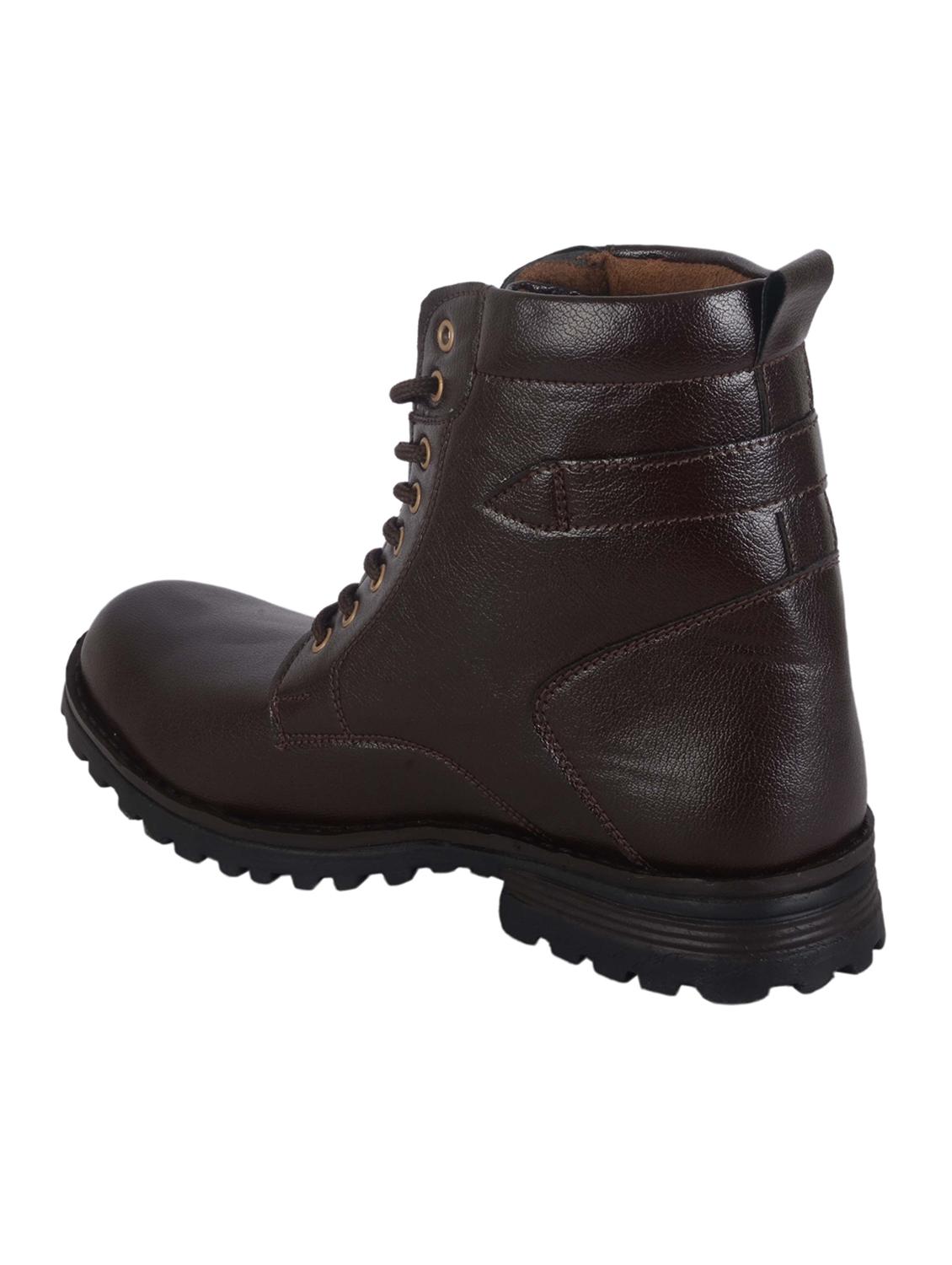 men brown lace up boots - 20893555 - Standard Image - 3