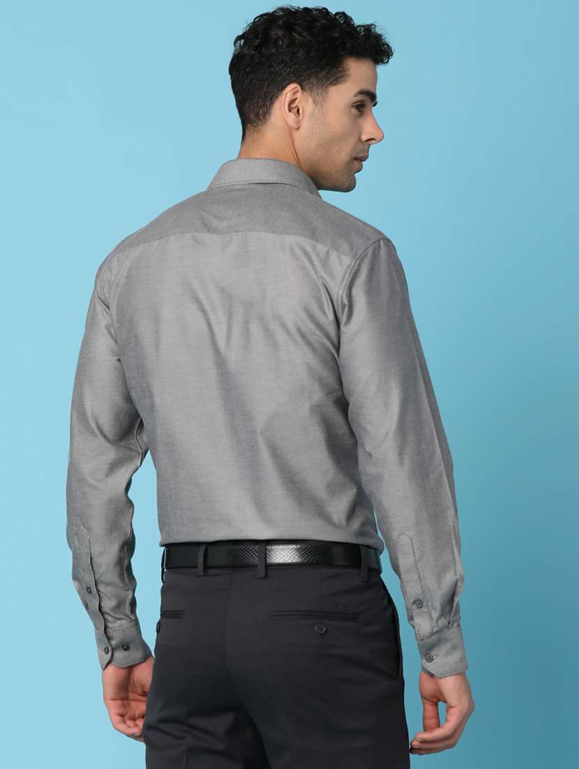 men collared long sleeve formal shirt - 20893857 -  Standard Image - 3