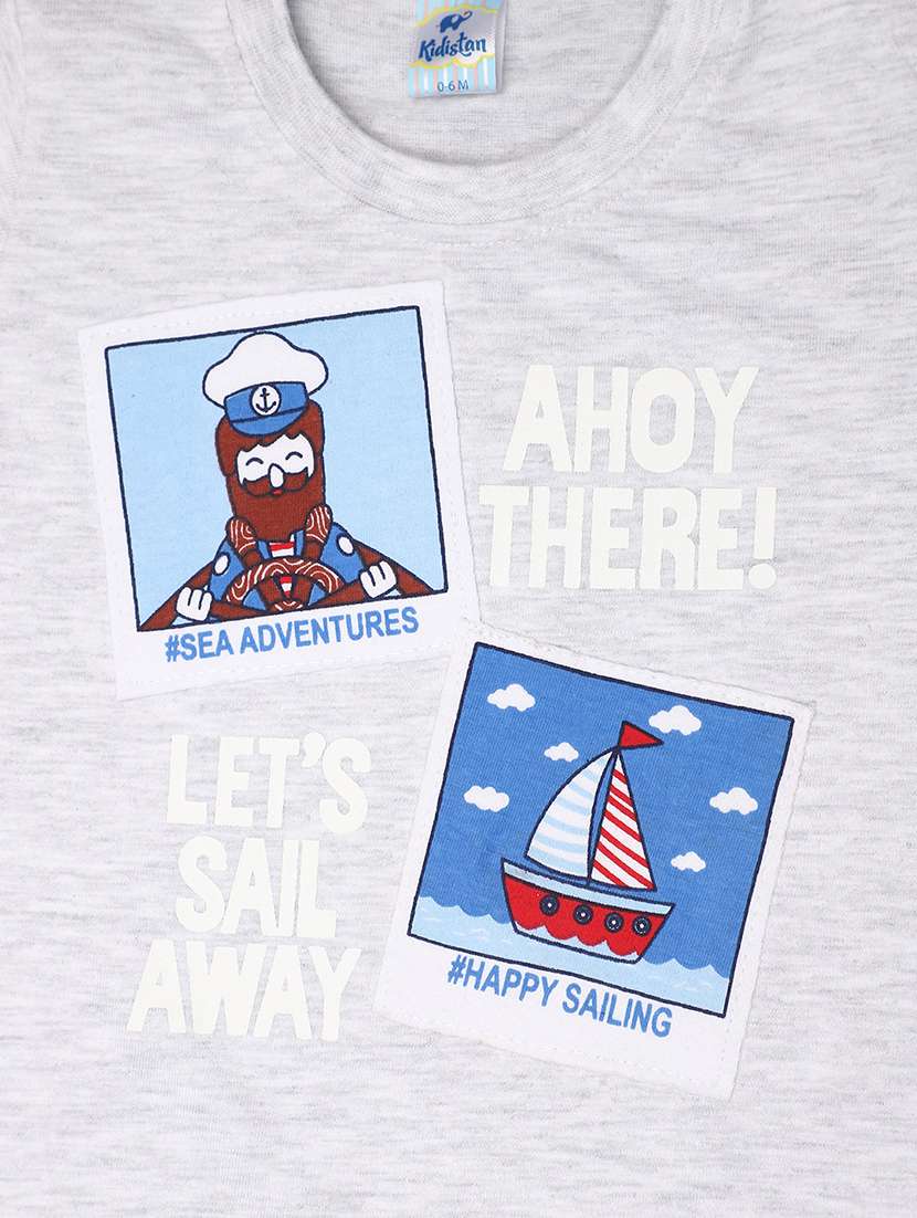 kids printed cotton shorts twin set - 20893957 -  Standard Image - 3