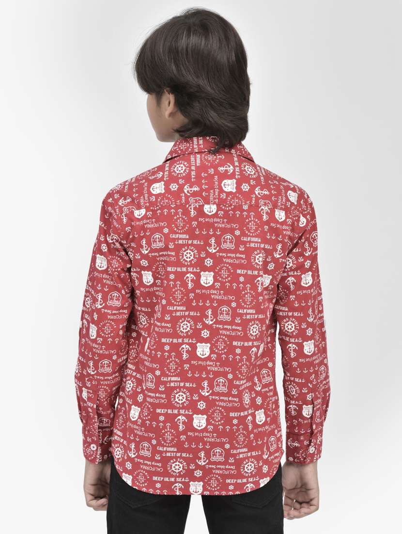 boys' graphics printed regular shirt - 20894974 -  Standard Image - 3