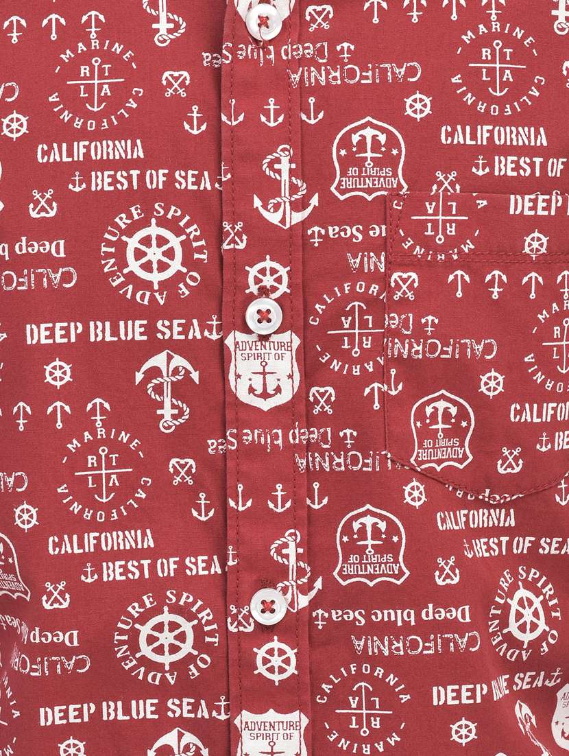 boys' graphics printed regular shirt - 20894974 -  Standard Image - 5