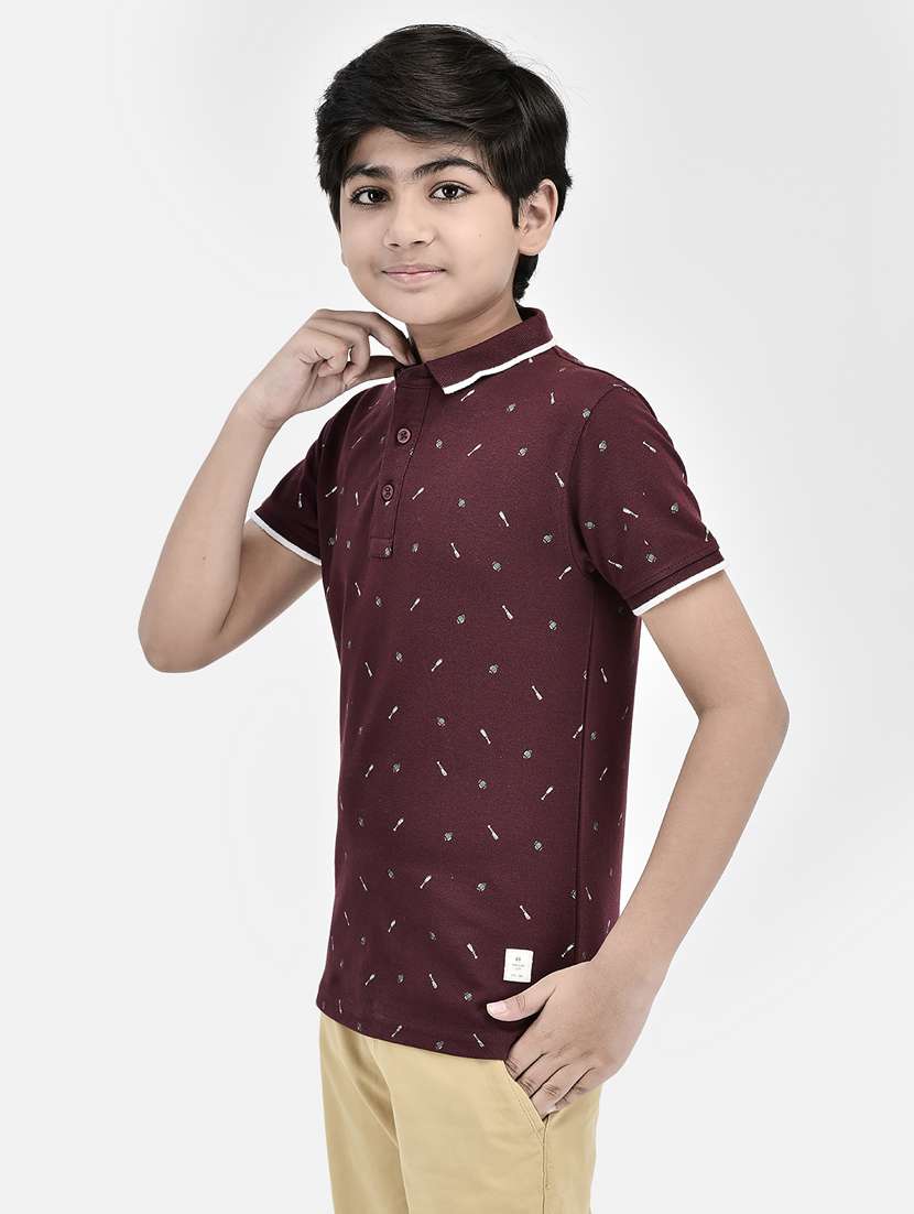 purple cotton blend tshirt