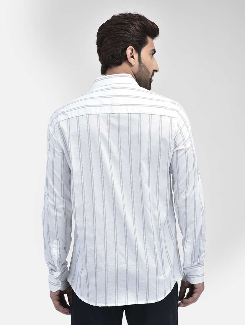 men collared long sleeve casual shirt - 20895176 -  Standard Image - 3