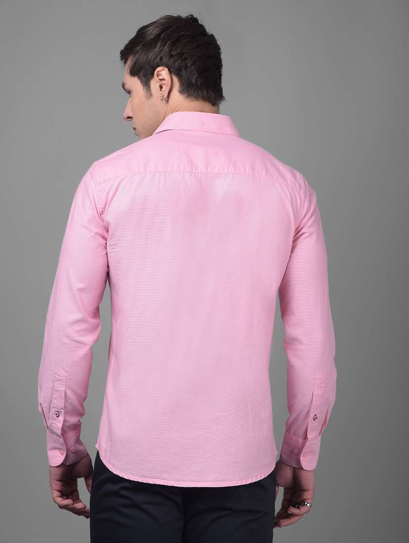 pink cotton casual shirt - 20895200 -  Standard Image - 3