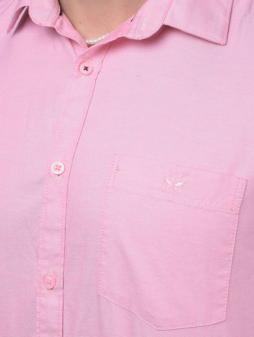 pink cotton casual shirt - 20895200 -  Standard Image - 5
