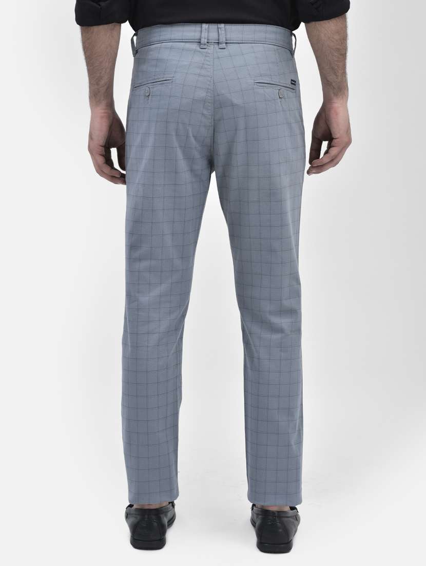 Men Mid Rise Flat Front Casual Trouser - 20895258 -  Standard Image - 3