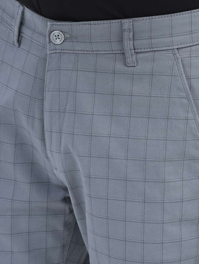 Men Mid Rise Flat Front Casual Trouser - 20895258 -  Standard Image - 5