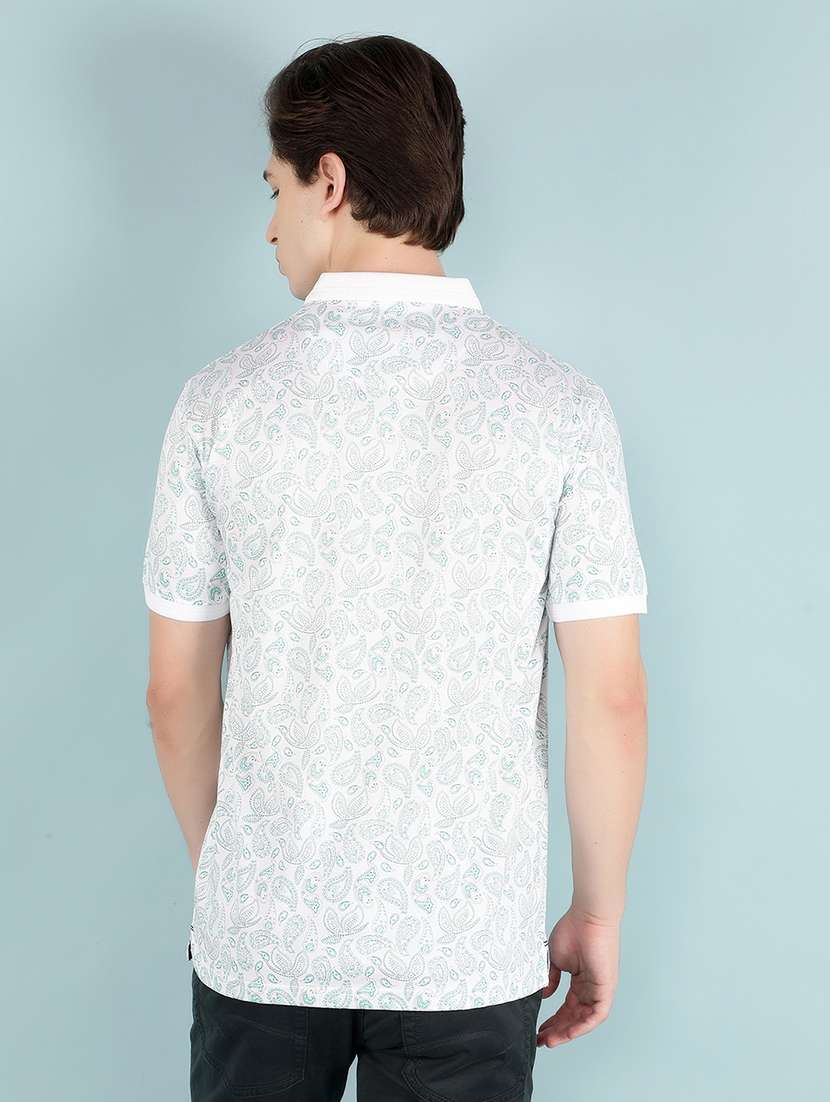 white cotton all over print tshirt - 20895320 -  Standard Image - 3