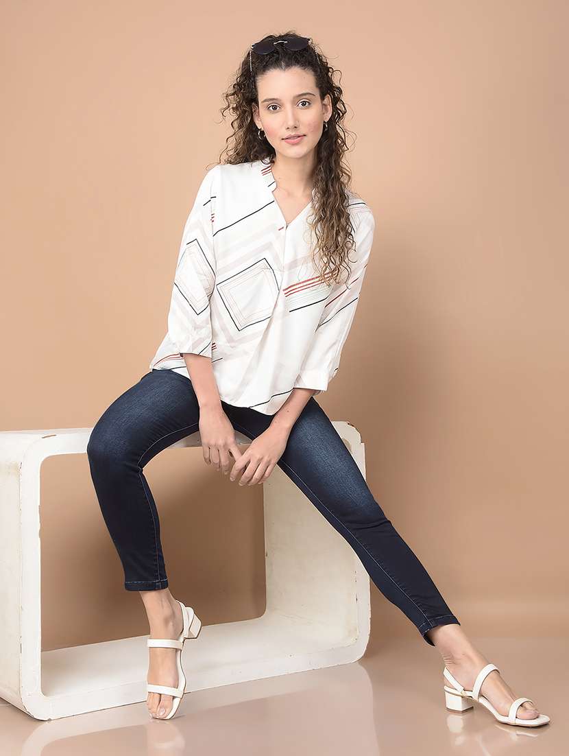 women mid rise denim jeans - 20895348 -  Standard Image - 5