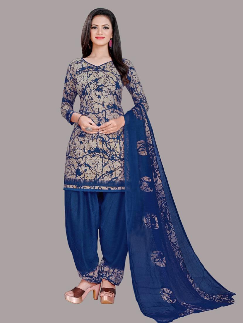 printed unstitched suit set - 20895828 - Zoom Image - 0