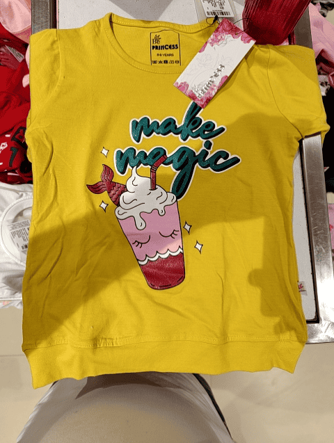 yellow cotton single jersey tshirt - 20901268 - Standard Image - 0