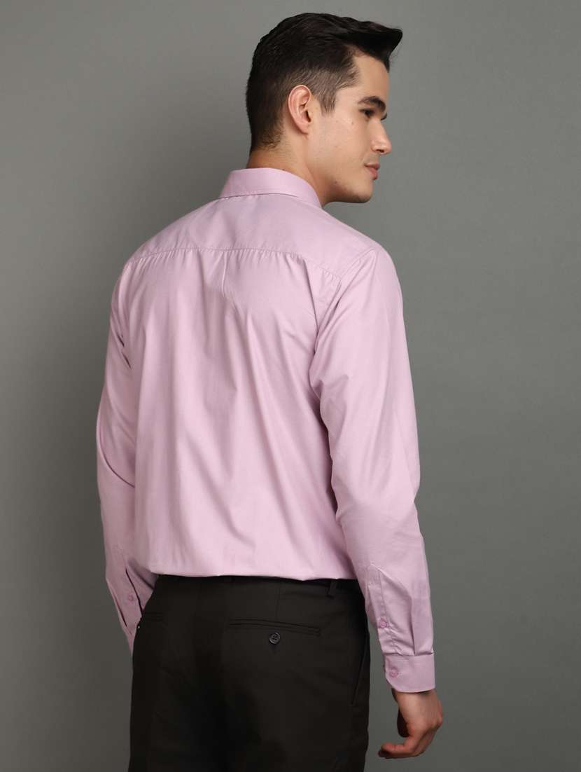 men solid color formal shirt - 20901274 -  Standard Image - 3