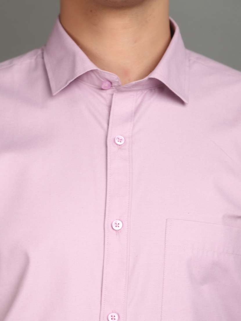 men solid color formal shirt - 20901274 -  Standard Image - 5