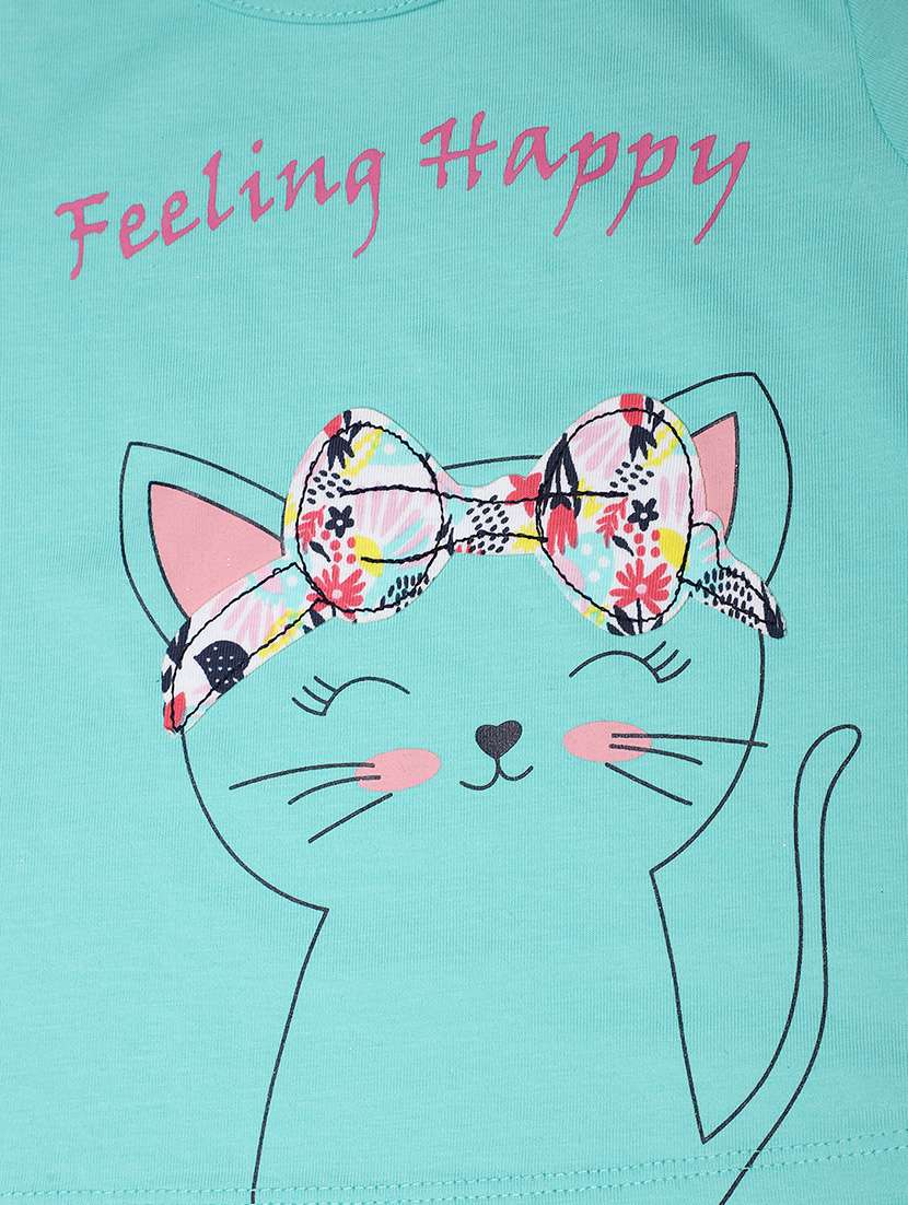 girls printed skirt top set - 20901279 -  Standard Image - 3