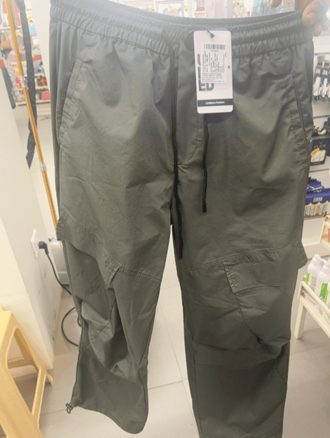 olive twill joggers - 20901311 - Standard Image - 0
