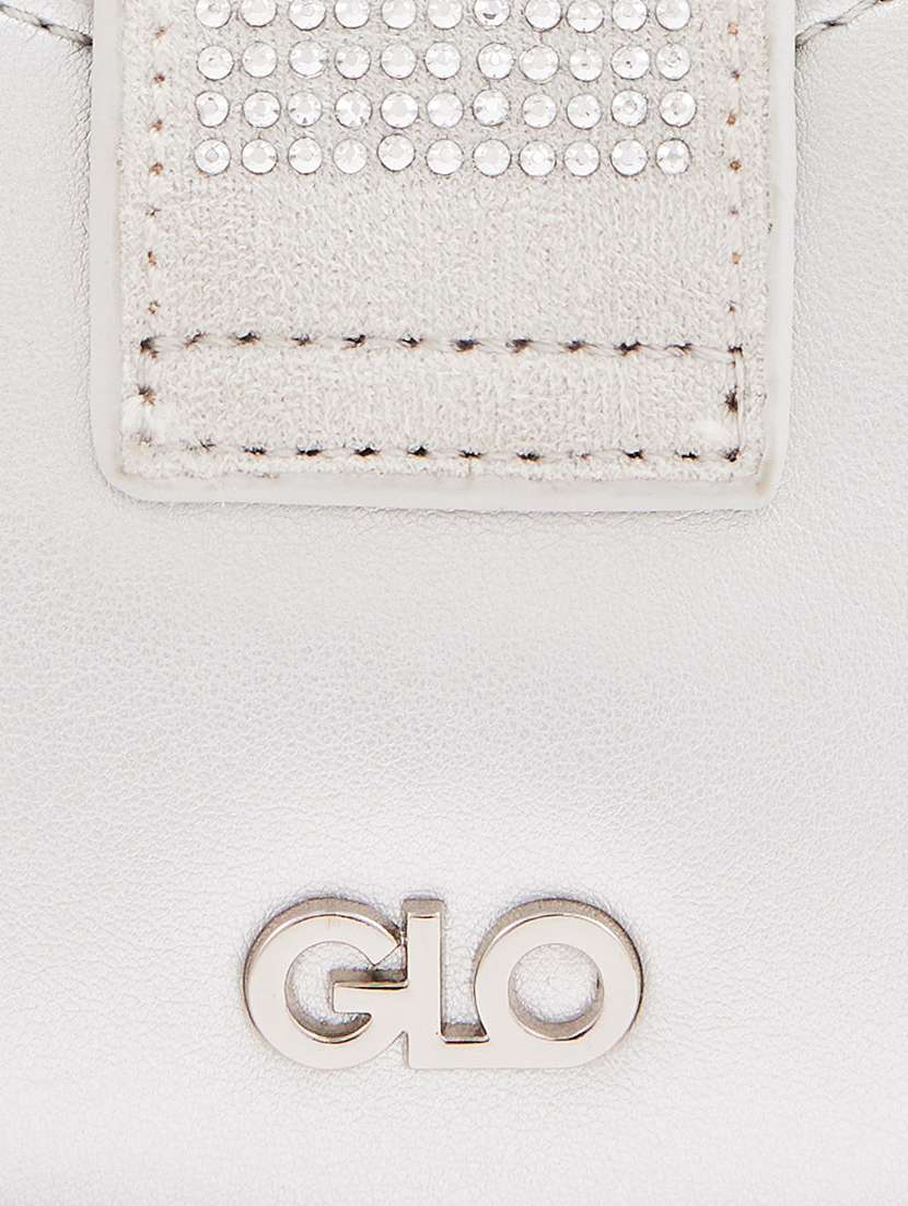 silver leatherette (pu) sling bag - 20906603 -  Standard Image - 3