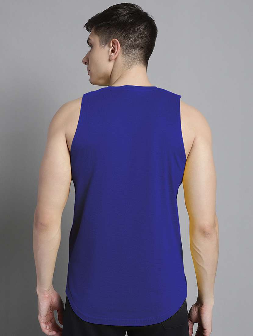 blue cotton vest - 20906801 -  Standard Image - 3