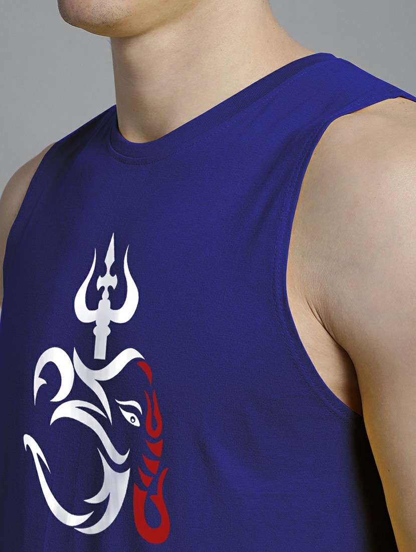 blue cotton vest - 20906801 -  Standard Image - 5