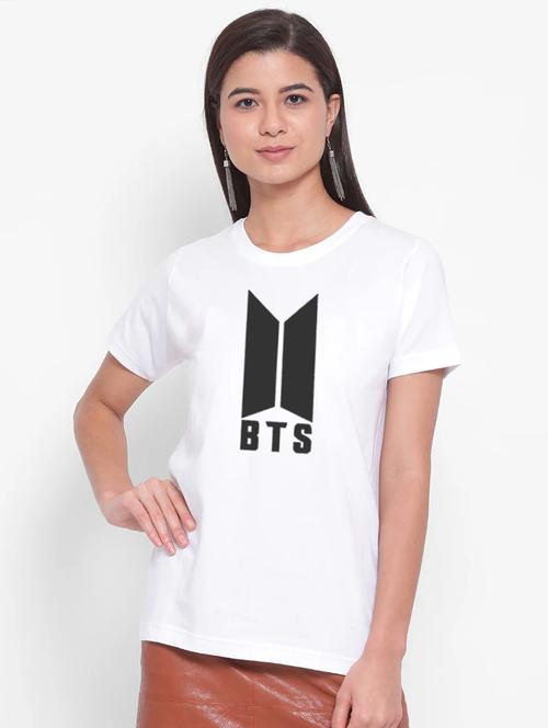 women graphic printed round neck t-shirt - 20909662 - Standard Image - 0