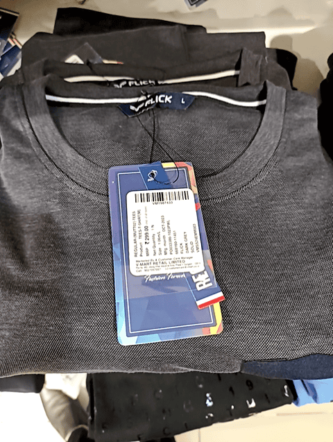 dark grey poly cotton interlock tshirt - 20911726 - Zoom Image - 0