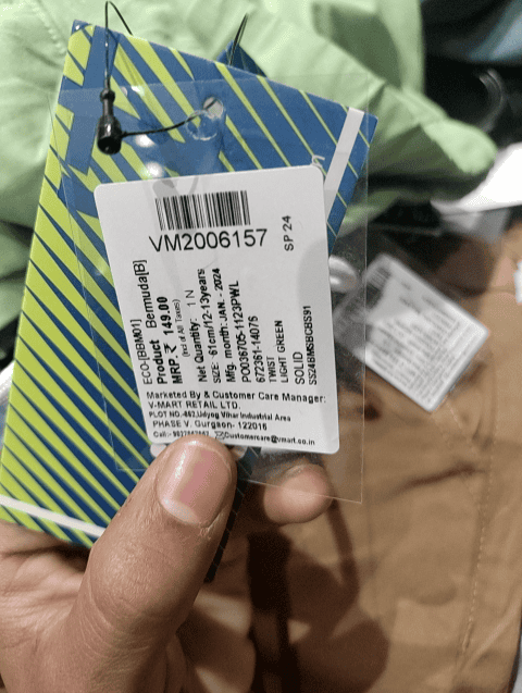 light green cotton single jersey shorts & three fourth - 20911738 - Standard Image - 0
