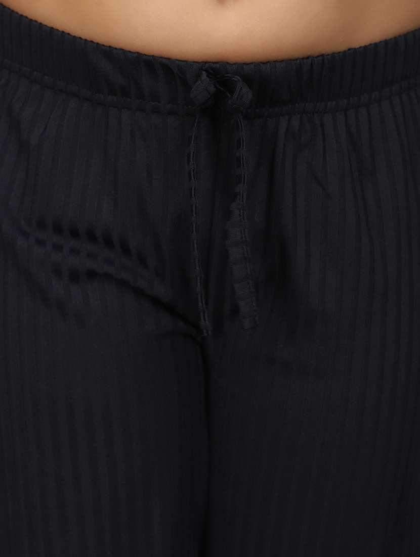 black acrylic blend harem trouser - 20911781 -  Standard Image - 5