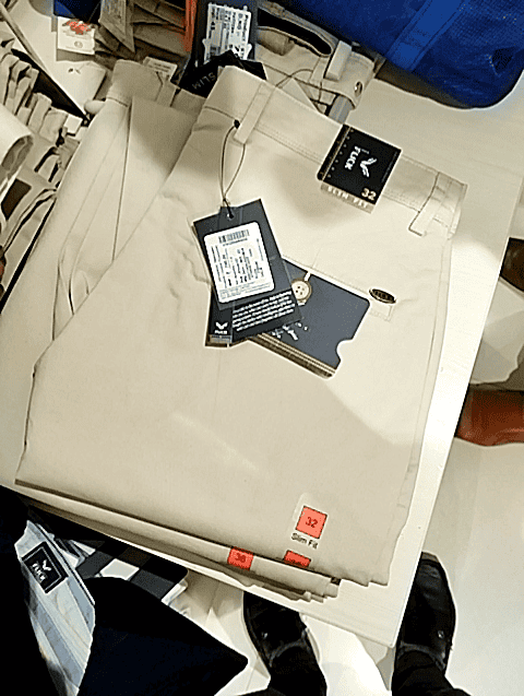 cream twill casual trousers - 20911828 - Standard Image - 0