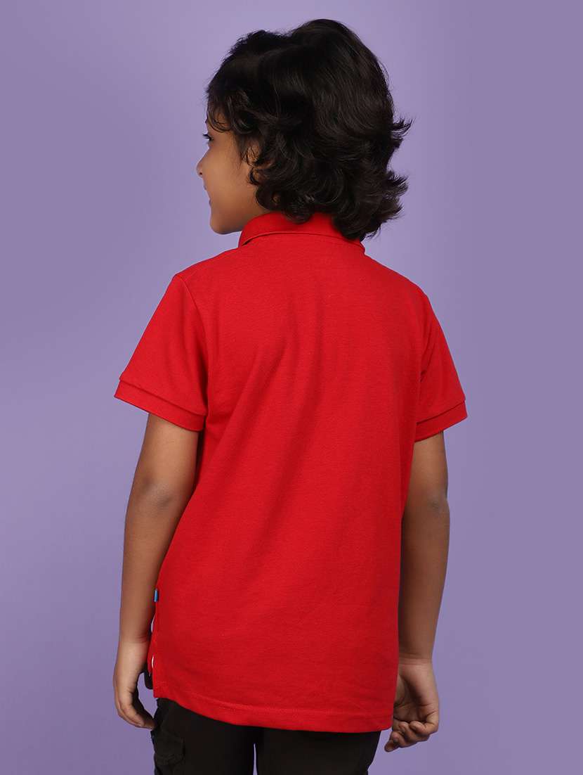 red cotton solid t-shirt - 20911834 -  Standard Image - 3