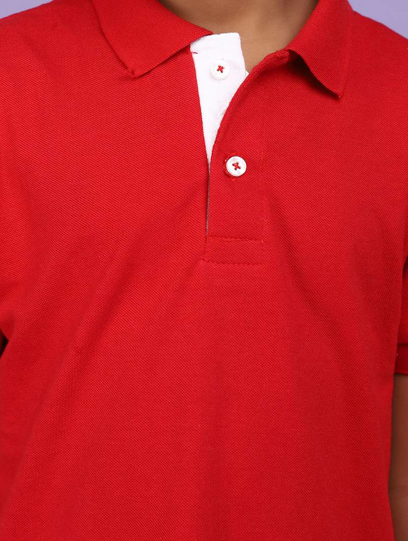 red cotton solid t-shirt - 20911834 -  Standard Image - 5