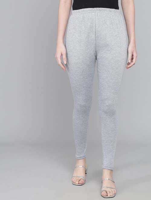 women high rise solid woolen legging - 20912170 -  Standard Image - 0