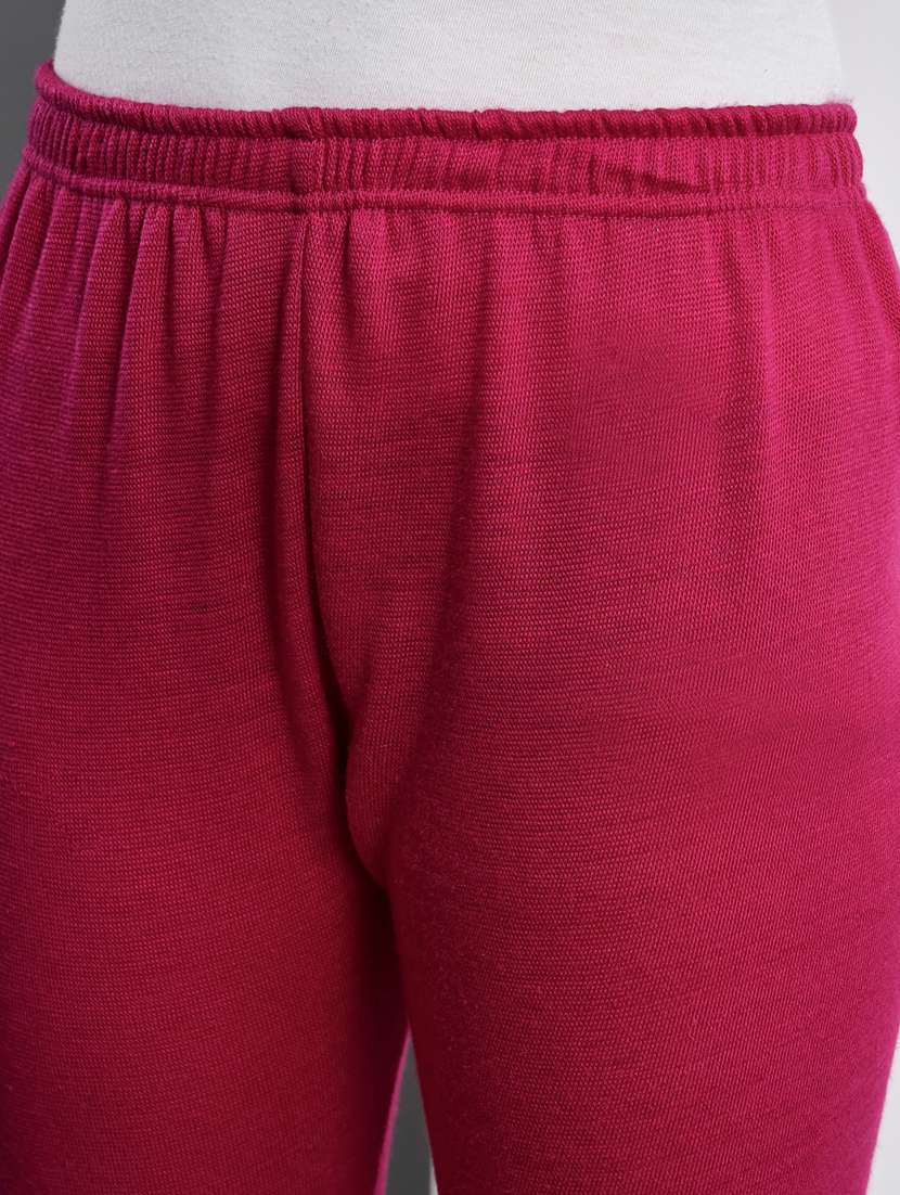 women high rise solid woolen legging - 20912180 -  Standard Image - 5