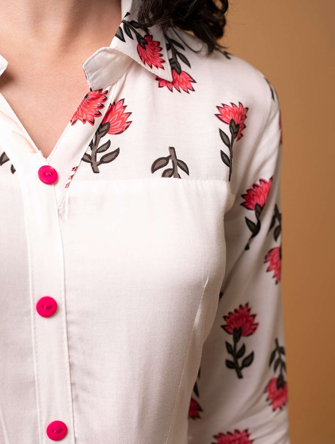 women's floral printed flared kurta - 20912184 -  Standard Image - 5