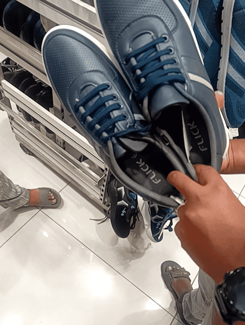 navy blue pu (polyurethane) shoes - 20912497 - Standard Image - 0