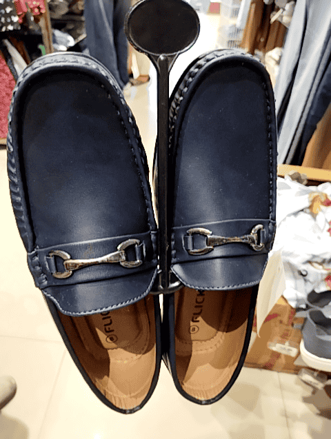 navy blue pu (polyurethane) shoes - 20912522 -  Standard Image - 0
