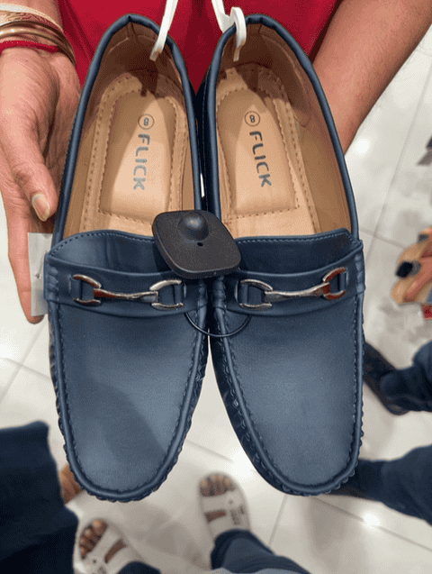 navy blue pu (polyurethane) shoes - 20912526 -  Standard Image - 0