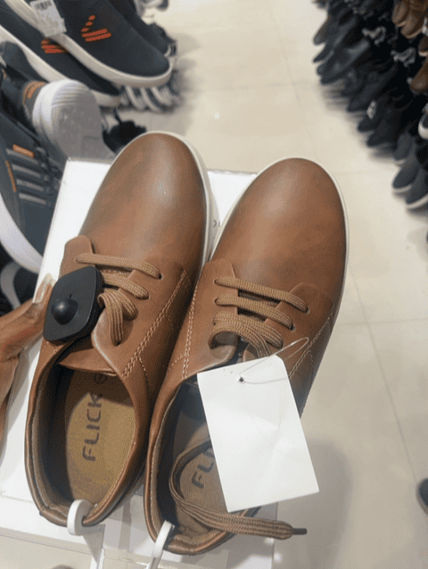 tan pu (polyurethane) shoes - 20912556 -  Standard Image - 0