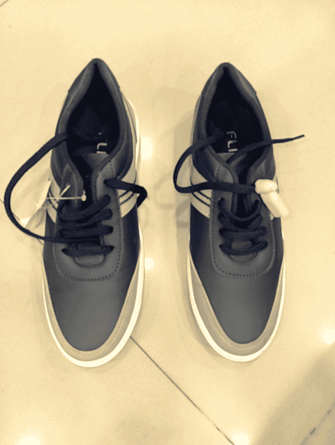 navy blue pu (polyurethane) shoes - 20912561 -  Standard Image - 0
