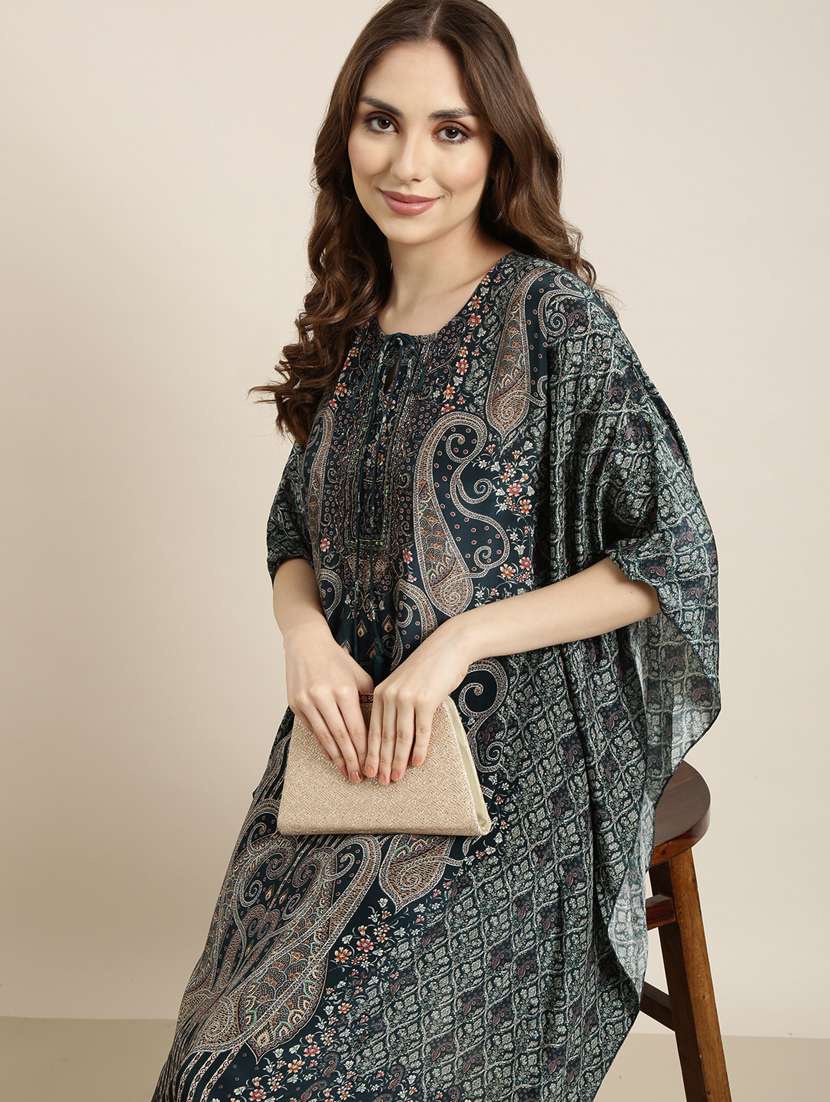 women paisley printed kaftan palazzo co-ords set - 20913396 - Standard Image - 5