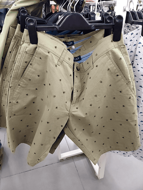 olive twill short - 20915645 - Zoom Image - 0