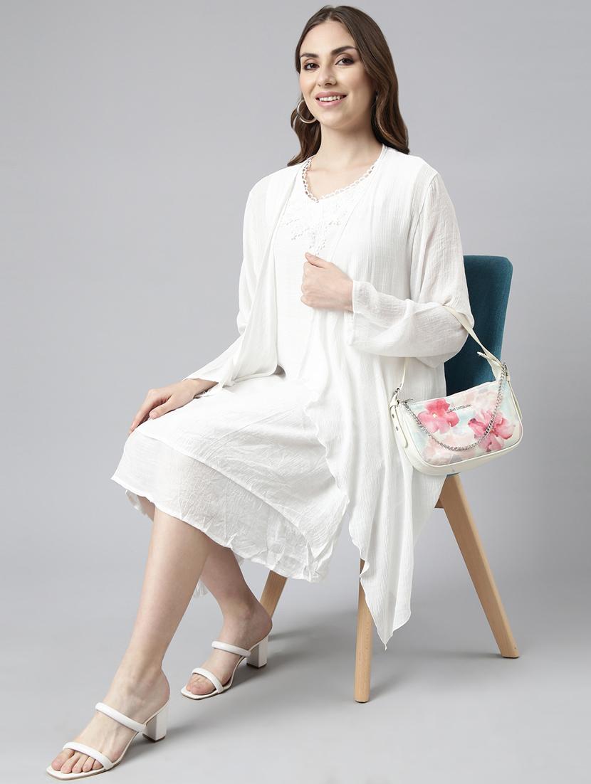 women lace detailed layered dress - 20915753 - Standard Image - 3
