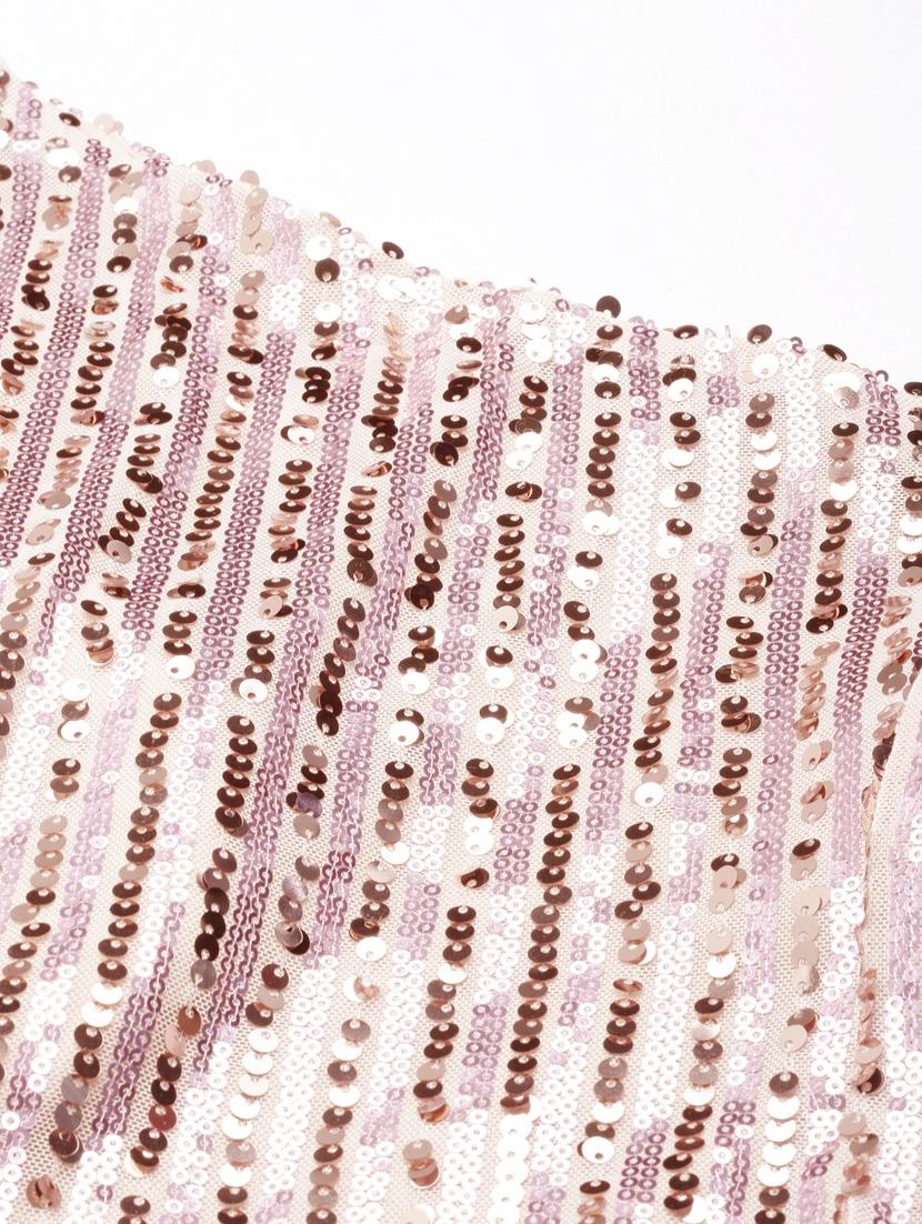 women sequined detailed single shoulder dress - 20915853 - Standard Image - 5