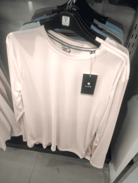 light pink polyester tshirt - 20916738 -  Standard Image - 0