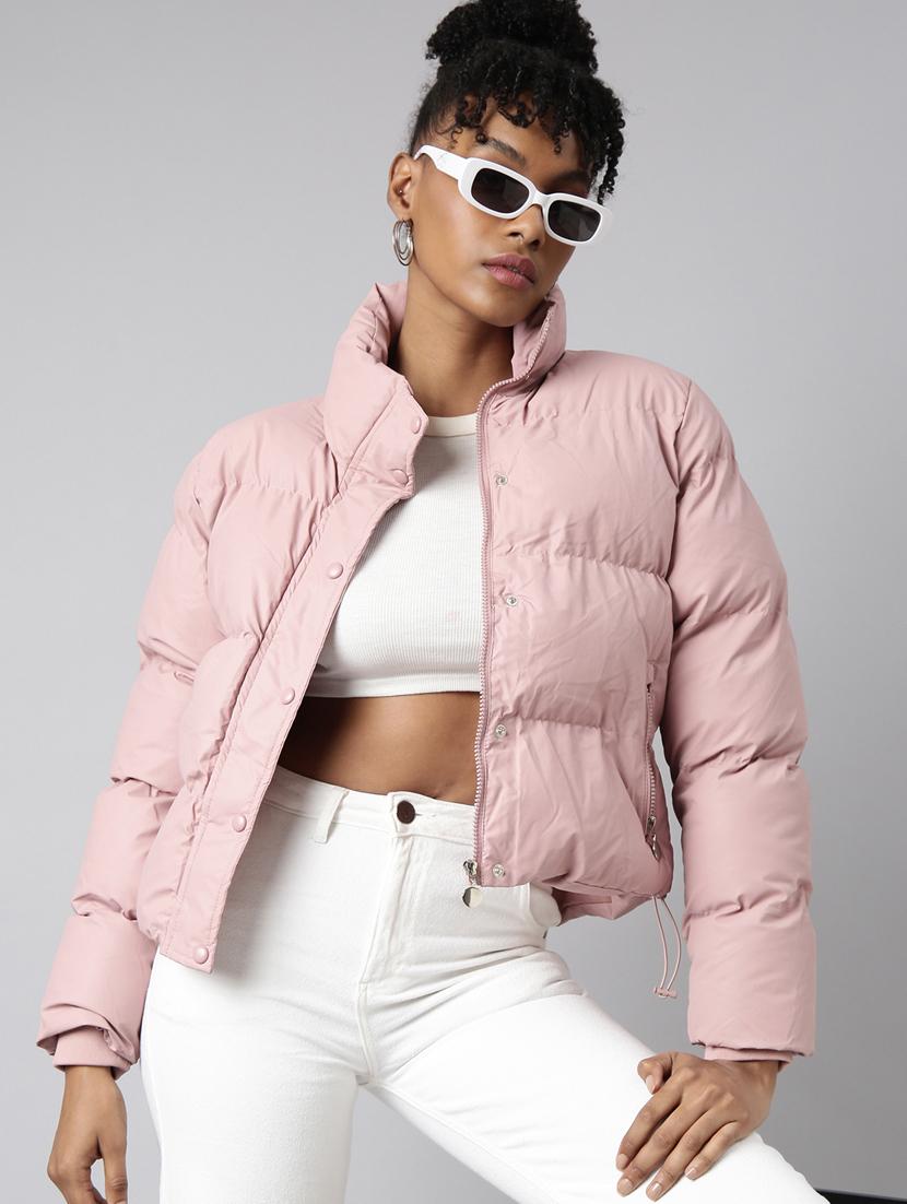 peach nylon quilted jacket - 20917073 - Standard Image - 3