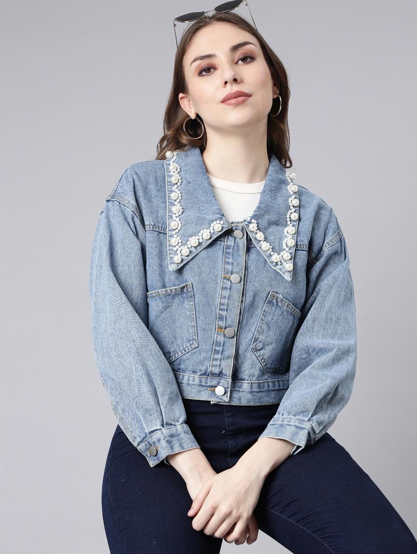 blue denim jacket - 20917191 - Standard Image - 3
