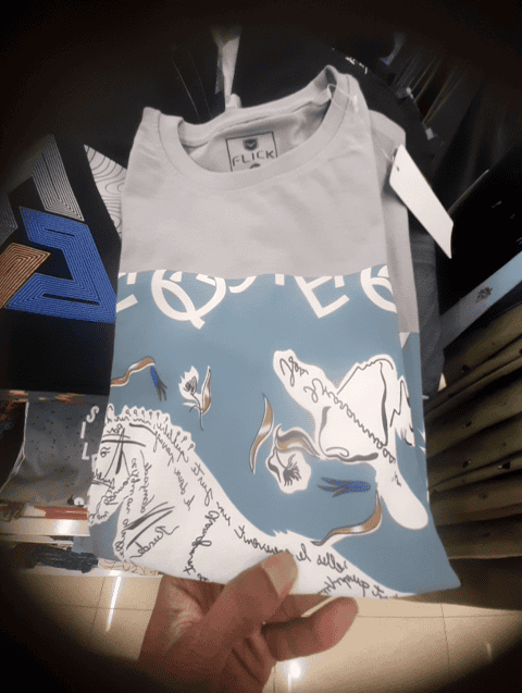 grey cotton single jersey tshirt - 20917373 - Zoom Image - 0