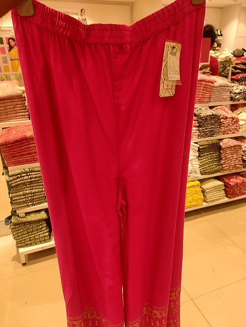fuchsia rayon palazzo - 20917748 - Zoom Image - 0