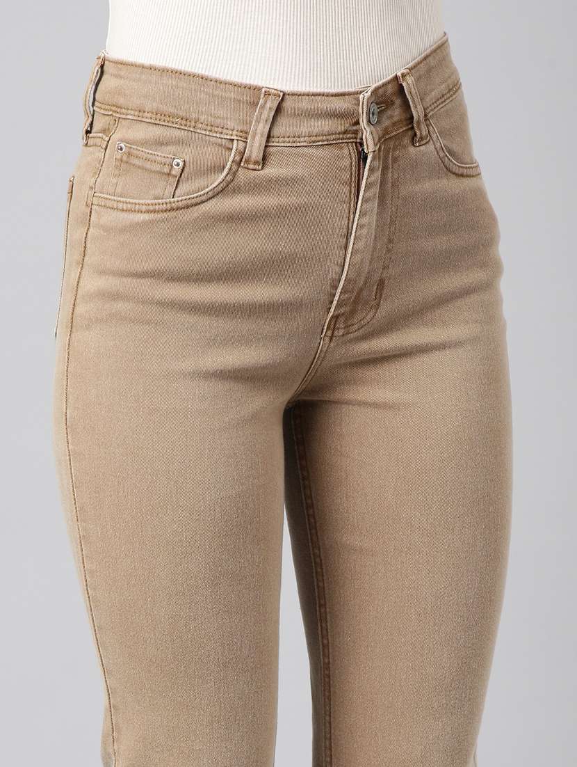 women plain mid rise jean - 20918421 -  Standard Image - 5