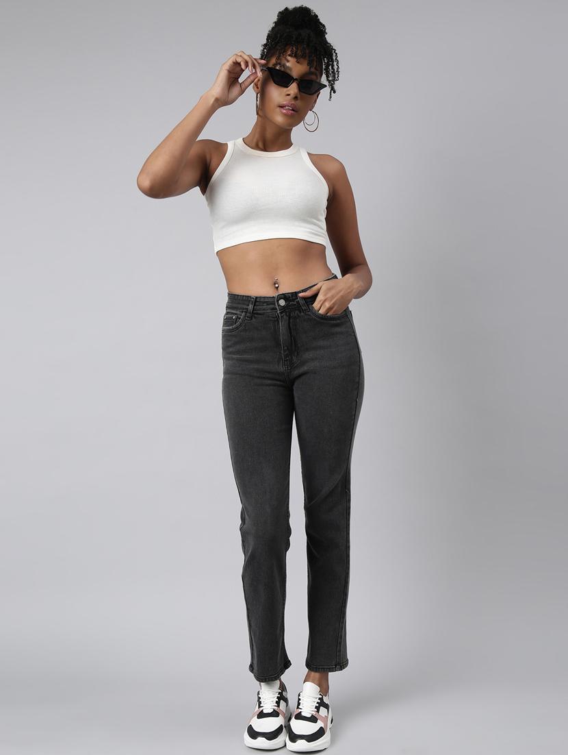 women plain mid rise jean - 20918466 - Standard Image - 3