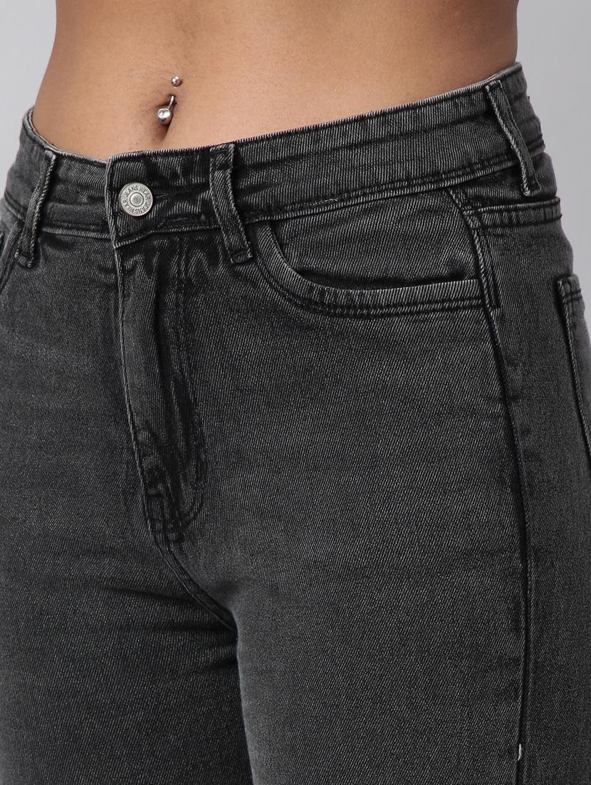 women plain mid rise jean - 20918466 - Standard Image - 5