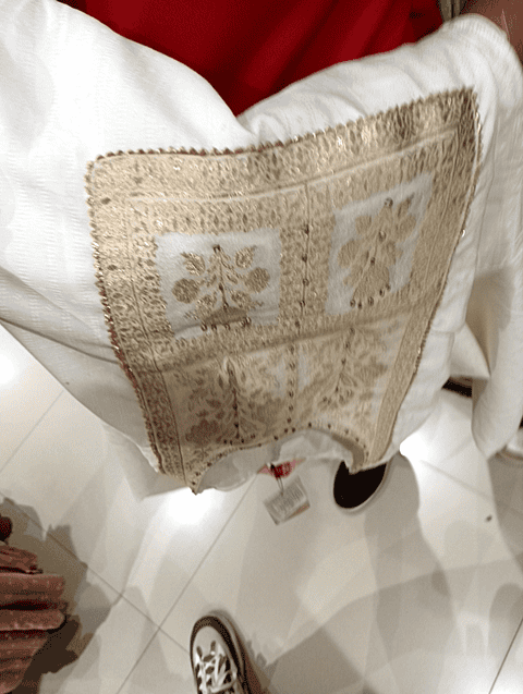 off white poly cotton kurta - 20918622 -  Standard Image - 0